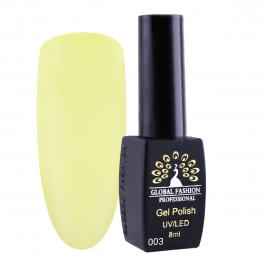 Oja semipermanenta, Global Fashion, London, 8 ml, Galben 03