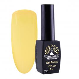 Oja semipermanenta, Global Fashion, London, 8 ml, Galben 36