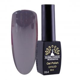 Oja semipermanenta, Global Fashion, London, 8 ml, Gri 64