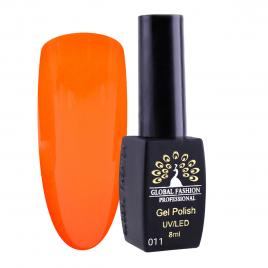 Oja semipermanenta, Global Fashion, London, 8 ml, Portocaliu 11