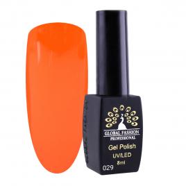 Oja semipermanenta, Global Fashion, London, 8 ml, Portocaliu 29