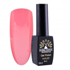 Oja semipermanenta, Global Fashion, London, 8 ml, Roz 63