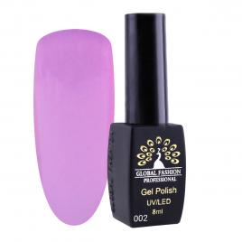 Oja semipermanenta, Global Fashion, London, 8 ml, Roz violet 02