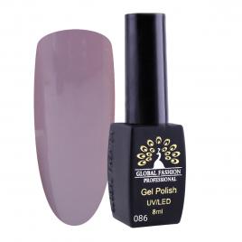 Oja semipermanenta, Global Fashion, London, 8 ml, Violet Grey 86