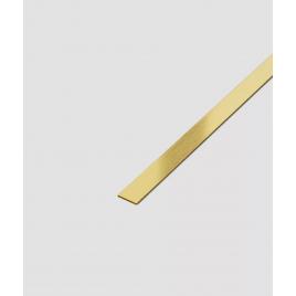 Profil platbanda inox auriu brush 15x0.6x2700 mm