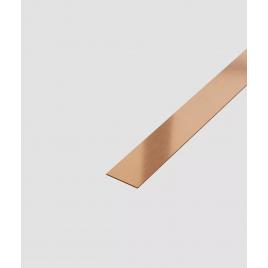 Profil platbanda inox cupru brush 30x0.6x2700 mm