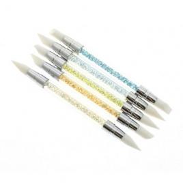 Set 5 pensule unghii, Global Fashion, silicon, Multicolor