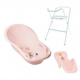 Set cadita forest fairytail roz 86 cm + suport metalic + suport anatomic cadita