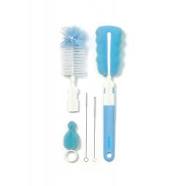 Set perii pentru biberon si tetina babyono albastru 735