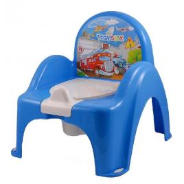 Olita tip scaunel cars albastru copii, bebelusi