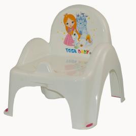 Olita tip scaunel printesa alb copii, bebelusi