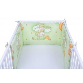 Set 2 aparatoare laterale patut 180x35 cm urs pe scara verde