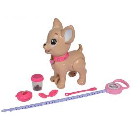 Jucarie simba caine chi chi love poo puppy cu accesorii