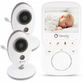 Lionelo - videofon babyline 5.1 , wireless, cu melodii, cu doua camere independente