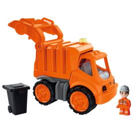 Masina de gunoi big power worker garbage truck cu figurina