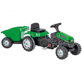 Tractor cu pedale si remorca pilsan active with trailer 07-316 green