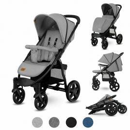 Lionelo - carucior sport annet plus, de la nastere, cu accesorii, 0 - 22 kg, gri