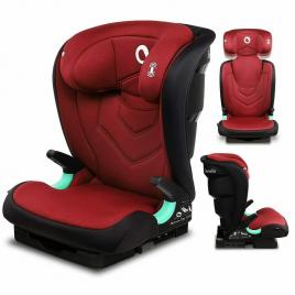 Lionelo - scaun auto neal burgundy spatar reglabil, baza i-size, 15-36 kg, cu isofix, rosu