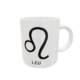Cana personalizata Leu,ceramica alba, 330 ml
