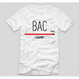 Tricou Alb, Barbati,Bac,L