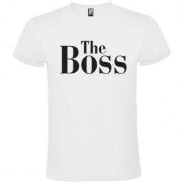 Tricou Alb, Barbati,The boss,L