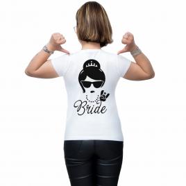 Tricou Alb, Femei,Bride,L