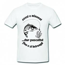 Tricou Alb,Sexul e minunat.,M