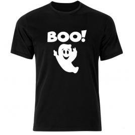 Tricou Negru,Boo ,L