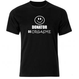 Tricou Negru,Donator ,L