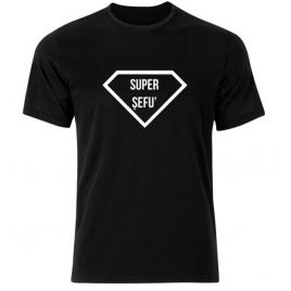 Tricou Negru,Super sefu,L