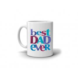 Cana personalizata Dad,ceramica alba, 330 ml