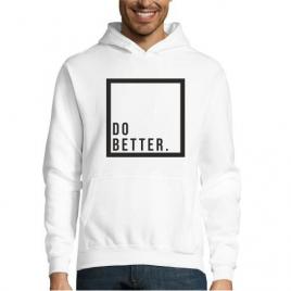 Hanorac Barbati  ,  ”Do better ” ,M , Alb