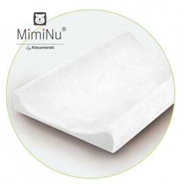 Miminu - husa universala pentru saltea de infasat, cu elastic, din jersey, white