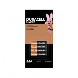 Set 4 baterii alcaline, duracell, aaa (r3), 1.5 v