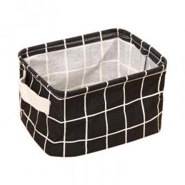 Cutie depozitare textila, organizator universal pliabil Vivo, Negru, VIVO040