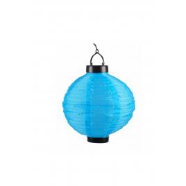 Lampion solar LED, diametru 20 cm, albastru, Vivo