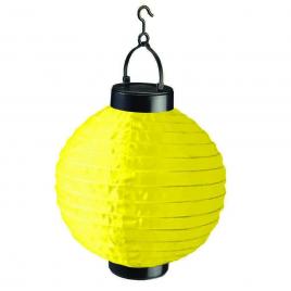 Lampion solar LED, diametru 20 cm, galben, Vivo