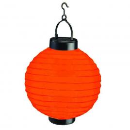 Lampion solar LED, diametru 20 cm, portocaliu, Vivo
