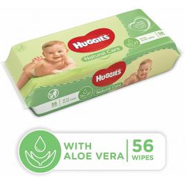 Servetele umede Huggies Natural Care 56 buc