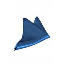 Batista de buzunar pentru sacou, cu aspect matasos, 21 x 21 cm, Light Blue