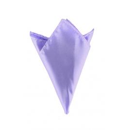 Batista de buzunar pentru sacou, cu aspect matasos, 21 x 21 cm, Light Purple