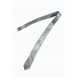 Cravata cu aspect matasos, gri, 155 x 5 cm, Vivo