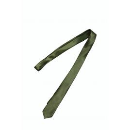 Cravata cu aspect matasos, verde inchis, 155 x 5 cm, Vivo