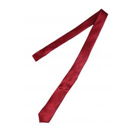 Cravata cu aspect matasos, visiniu, 155 x 5 cm, Vivo