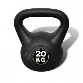 Greutate Kettlebell, cu maner, 20 kg, Vivo