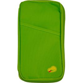 Organizator documente, pentru calatorie, 25 x 14 cm, Verde, Travel Wallet