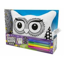 Set de creatie, perna bufnita de colorat si carioci, OWL Doodle Buddy,15-2926, Grafix