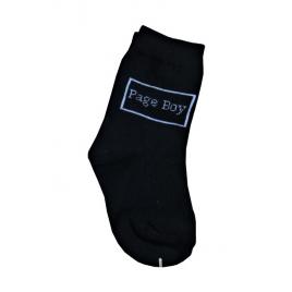 Sosete pentru copii, marimea 25-27, negru, Page Boy, Vivo