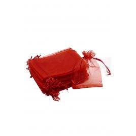 Saculeti organza, 10x15 cm, 25 bucati, Burgundy, OBAGLARGE