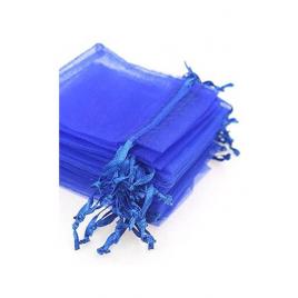 Saculeti organza, 5x7 cm, 25 bucati, Dark Blue , OBAGSMALL